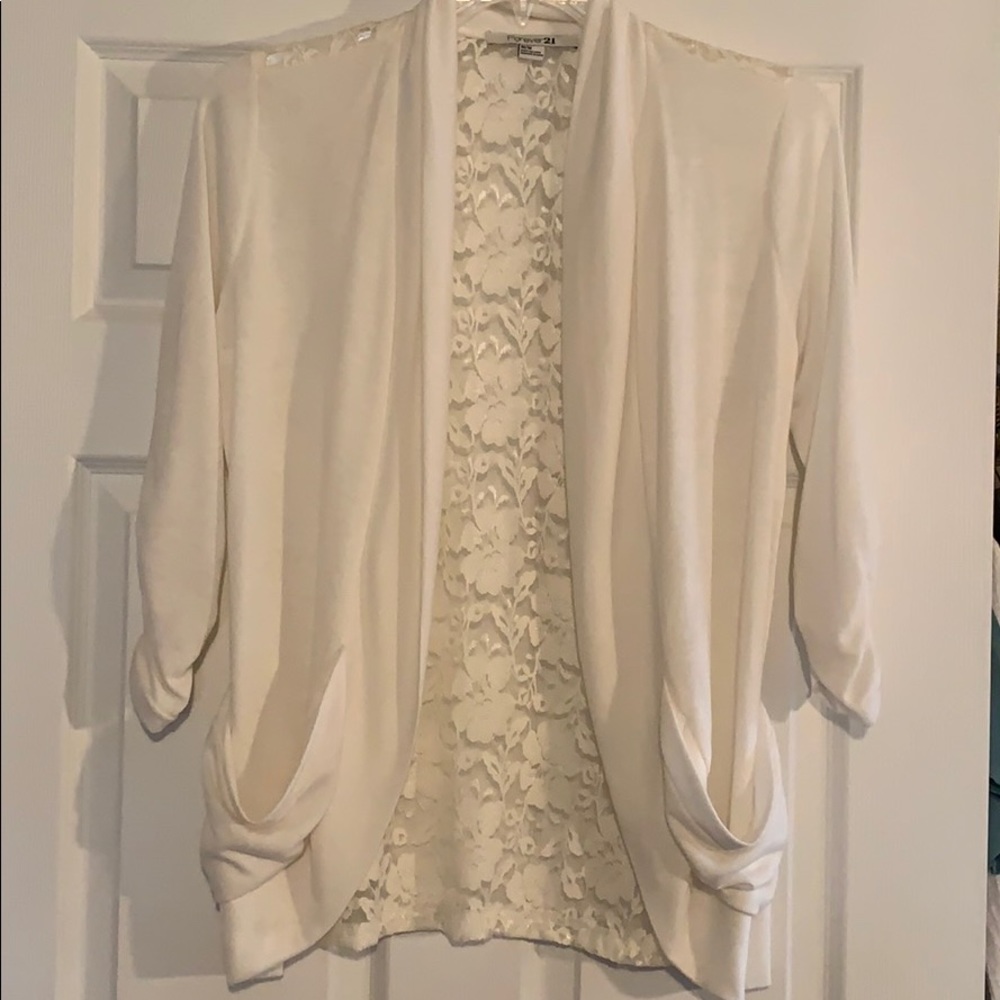 Forever 21 Lace Cardigan
